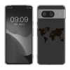 Husa Kwmobile pentru Google Pixel 8, Transparent/Negru, Silicon, KWM000020JN002C, Carcasa