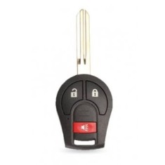 Carcasa cheie Topautochei&reg; pentru Nissan Juke March Qashqai Sunny Sylphy Tiida X-Trail, 3 butoane ( buton panica )