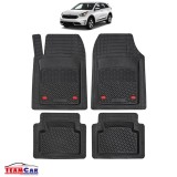 Covorase Auto TeamCar&reg; Tip Tavita Compatibile Kia Niro Generatia I (2016&ndash;2022) Negru Material Rezistent, Cauciuc