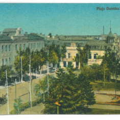 5287 - BRAILA, Market, tramway, Romania - old postcard - used - 1926