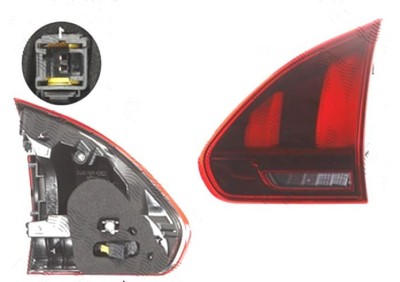 Stop spate lampa Peugeot 2008, 07.2016-, spate, Dreapta, partea interioara; LED, VARROC, foto