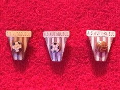 Lot 3 insigne fotbal - AS &quot;AUTOBUZUL&quot; BUCURESTI