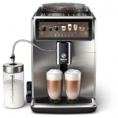 Espressor complet automat Saeco Xelsis Suprema SM8885/00, 15 bari, 22 specialitati de cafea, 8 profile de utilizator, 15 bar, interfata Coffee Maestro