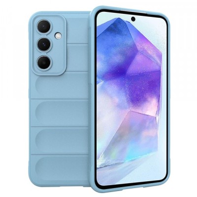 Husa pentru Samsung Galaxy A55 5G A556, Techsuit, Magic Shield, Bleu foto