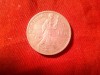 Moneda 1 leu 1912 Carol I ,argint , cal. F.Buna