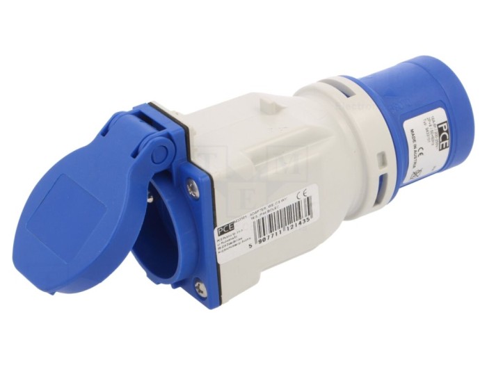 Conector adaptor alimentare AC 16A IP44