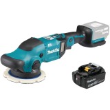 Makita DPO600Z + BL1850B - Slefuitor cu excentric 150 mm + Acumulator Li-Ion 18 V 5 Ah