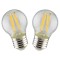 Bec LED filament Hoff mini G45 E27 4.9W 620lm lumina rece 6500 K - 2 buc