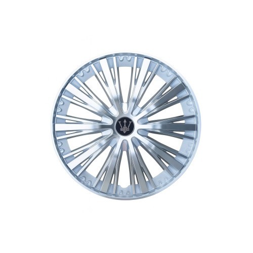 Set 4 capace roti Evo culoare argintiu 15 inch Cod: WM0-3SL-15 Automotive TrustedCars