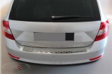 Ornament Inox Bara Protectie Portbagaj Skoda Rapid Spaceback - Calitate Premium ALM, Montaj Ușor cu Banda 3M