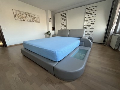 Protecție saltea frotir SleepProtect by Coneltex, dimensiuni 140-160x200 cm, dreptunghiulară, culoare albastră foto