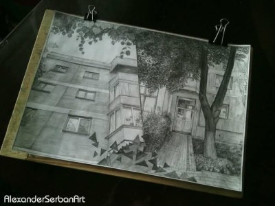 Reproduceri fotografii grafica arhitectura veche tablouri desenate in creion tuș negru sau pictura pe panza foto