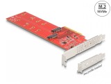 PCI Express x8 la 2 x NVMe M.2 - Bifurcation LPFF, Delock 90616