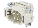 Conector HDC 6+PE 16A 500V cu inserturi de contact - HARTING