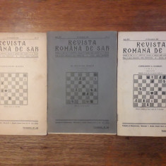 Revista Romana de Sah - 5 numere 1939 si 1940 / R8P3S