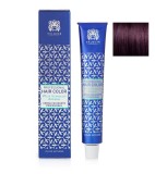 Vopsea crema 4.2 Saten Mediu Violet cu plex si arginina Valquer 60g