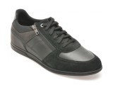 Pantofi GEOX negri, U454GB, din piele naturala