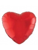 Balon Folie Metalizat Inima Rosie - 45 cm