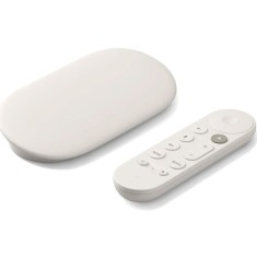 Media Player Google TV Streamer, 4K, Bluetooth, Wi-Fi, Android TV, 32 GB, Telecomanda comenzi vocale, Alb