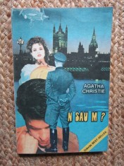 N sau M? - Agatha Christie, Editura Abeona 1992, Carte Politista