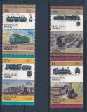 Nukulaelae-Tuvalu 1985 - Locomotive, trenuri, serie neuzata