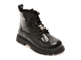 Ghete SELECTION KIDS negre, 30050, din piele naturala lacuita