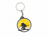 Ski keychain - galben