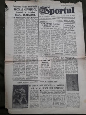 Ziarul Sportul din 15 octombrie 1982 foto