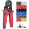 Trusa de sertizat pini electrici HSC8 6-4A plus 1200 pini 0.25-10 mm2, AWG 23-7