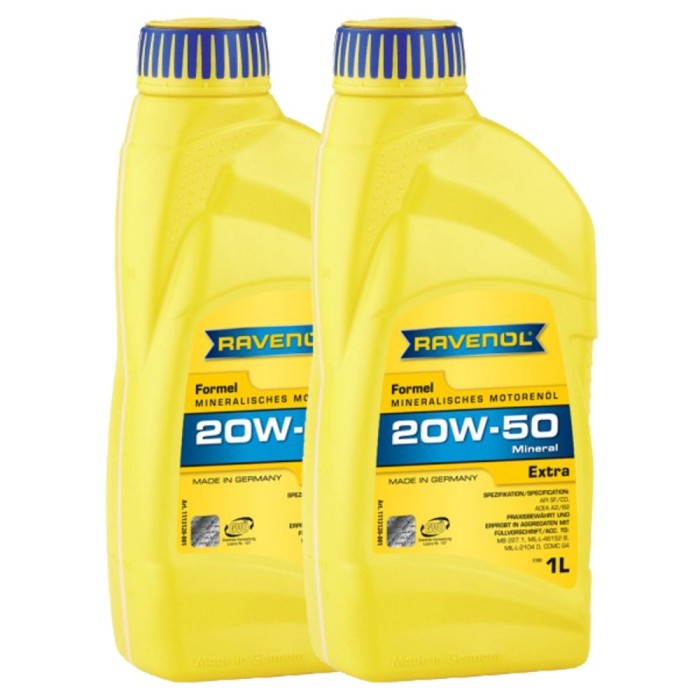 Pachet 2 litri ulei Ravenol Formel Extra 20W50