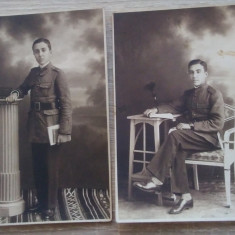 2 foto România elev - ofițer, anii 1930 - 1932