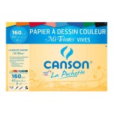 Hartie de desen Canson Mi-Teintes, 8 coli, A3-29,7 x 42 cm - RESIGILAT