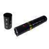 Mini electrosoc IdeallStore® in forma de ruj, Lipstick Trouble, cu lanterna, negru