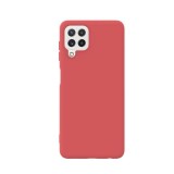 Husa Samsung Galaxy A22 4G Lemontti Silicon Soft Slim Santa Red