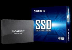 SSD GIGABYTE 480 GB, 2.5 internal SSD, SATA3, rata transfer r/w: 500/420 MB/s, IOPS r/w: 50K/75K foto