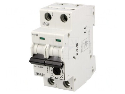 &amp;Icirc;ntrerupător Motor 2,2kW pentru Șină DIN IP20 foto