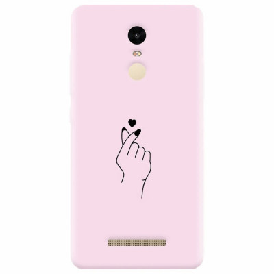Husa silicon pentru Xiaomi Remdi Note 3, Simple Love foto