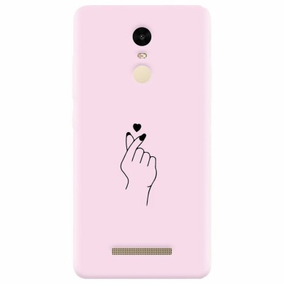 Husa silicon pentru Xiaomi Remdi Note 3, Simple Love foto