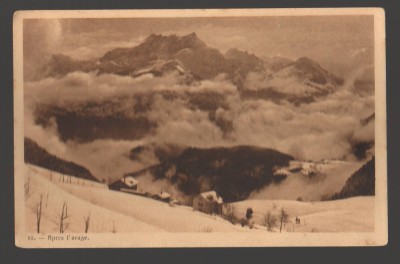 CPIB 21300 CARTE POSTALA - APRES L&amp;#039;ORAGE, DUPA FURTUNA, EDITURA LEYSIN foto