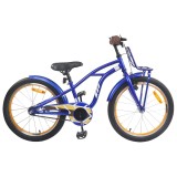 vidaXL Bicicletă pentru Copii 22 Inci pentru 7-12 ani Albastru &icirc;nchis 42009308
