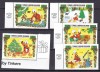 Turks Caicos 1984 Disney Donald MI 712-716 MNH, Nestampilat