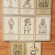 Set 8 carti de sah in germana de L. Polugajewski