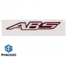 Sigla scris &amp;bdquo;ABS&amp;rdquo; originala Piaggio X9 Evolution (03-07) 4T LC 500cc - Vespa GTS 250 ie ABS Euro 3 (05-13) 4T LC 250cc foto