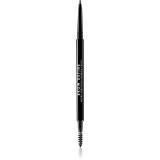 MUA Makeup Academy Brow Define creion spr&acirc;ncene precise cu pensula culoare Mid Brown 0,3 g