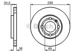 Disc frana VW POLO (6N1) (1994 - 1999) BOSCH 0 986 478 621