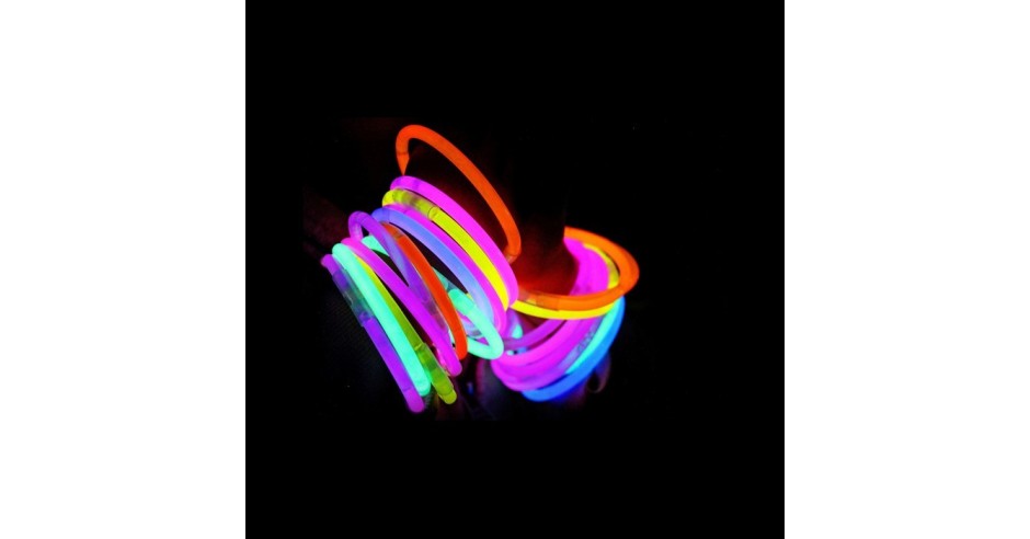 Set 100 betisoare bratari luminoase glow sticks colorate culoare ...
