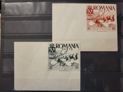 EXIL 1957 ROMANIA MNH nedantelate colt de coala foto