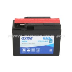 Baterie EXIDE AGM 12V 2.3AH (YTR4A-BS) Fara Intretinere