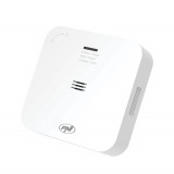 Senzor de monoxid de carbon (CO) wireless PNI SafeHouse HS281, control din aplicatia Tuya Smart, alimentare baterii AA, alarma sonora si vizuala, alar