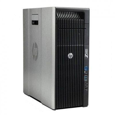 HP Z620 WORKSTATION, Intel Xeon E5-2643, 3,30 GHz, HDD: 500 GB, RAM: 40 GB, unitate optica: DVD, video: nVIDIA Quadro NVS 295 foto